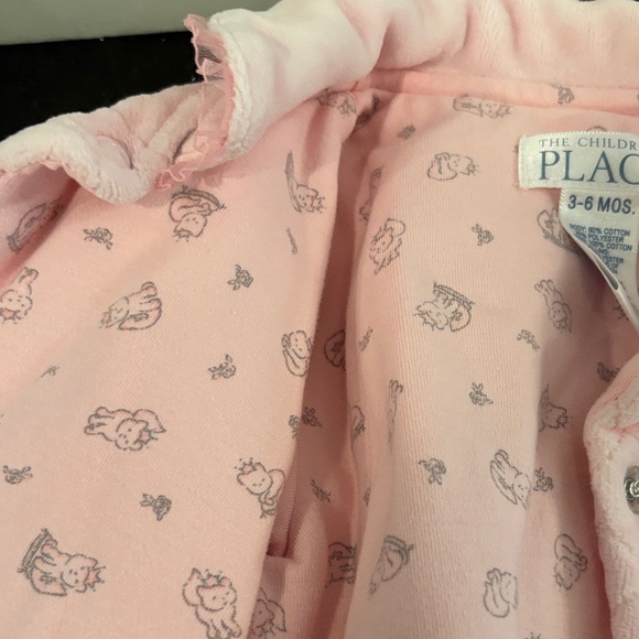 The Children's Place Pink Girls Velour Matching Set - Picture 5 of 13